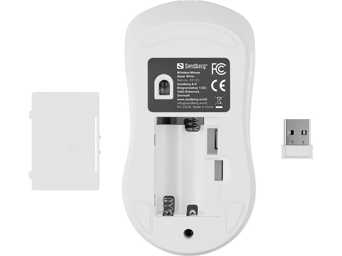 Sandberg 331-05 Maus Universal Beidhändig RF Wireless 1600 DPI