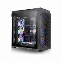 Thermaltake CTE C700 Air ATX Mid Tower Black Tempered Glass Side Panel, Front Panel: USB 3.2 Gen 2 Type-C USB 3.2 Gen 1 Type-A