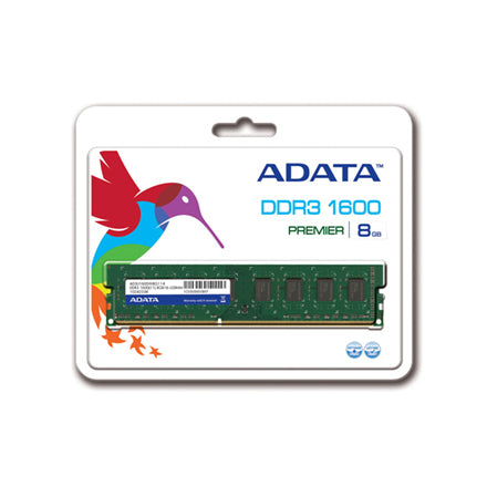 ADATA ADDU1600W8G11-S Speichermodul 8 GB 1 x 8 GB DDR3L 240-pin DIMM