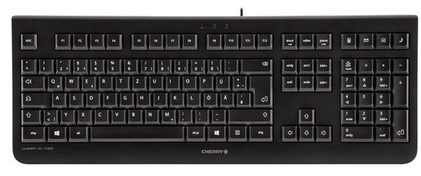 CHERRY KC 1000 Tastatur Haus USB Schweiz Schwarz