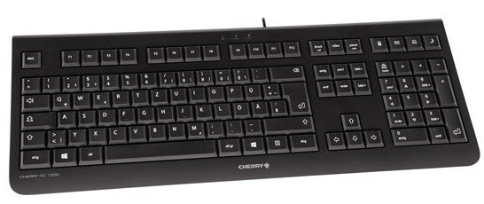 CHERRY KC 1000 Tastatur Haus USB Schweiz Schwarz