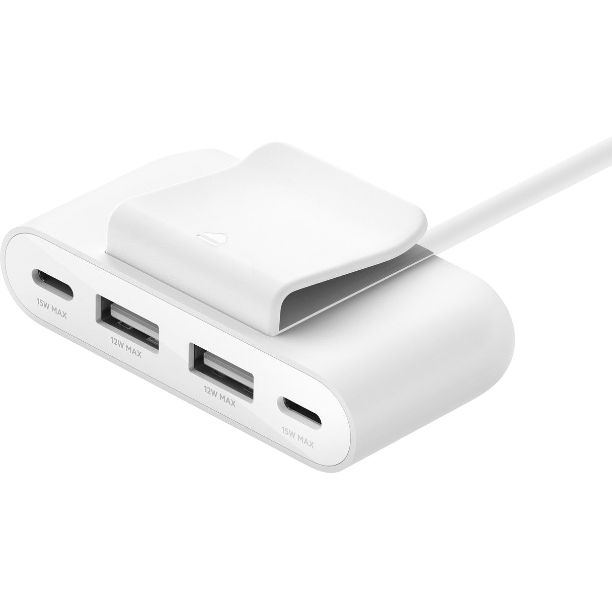 Belkin 4-Port USB-Splitter 2x USB-C. 2xUSB-A. max.30 W. weiss