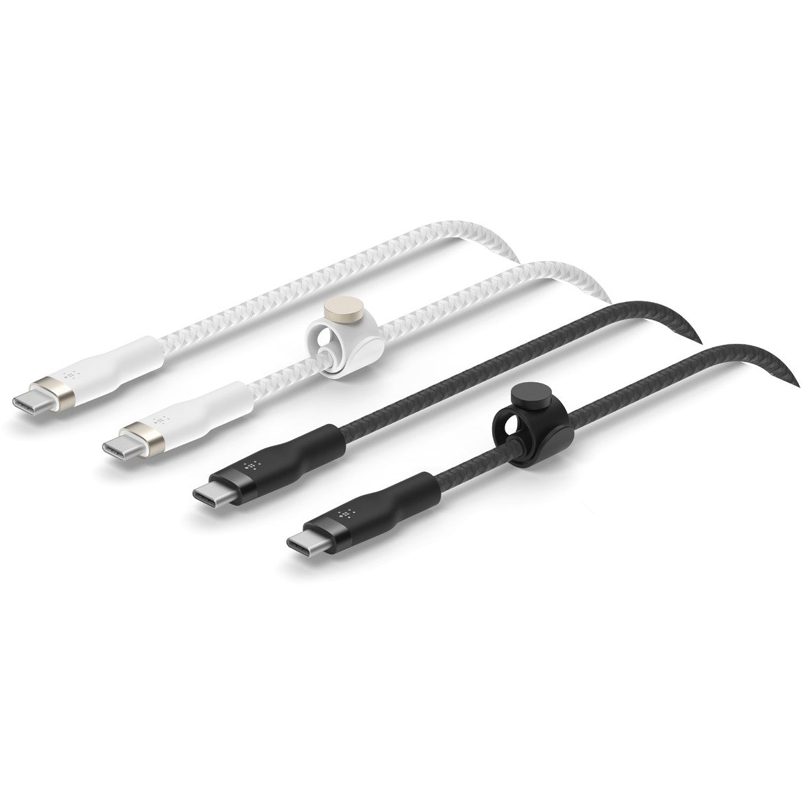 Belkin PRO Flex Silikon-Kabel. USB-C/USB-C 2.0. 1m. Doppelpack