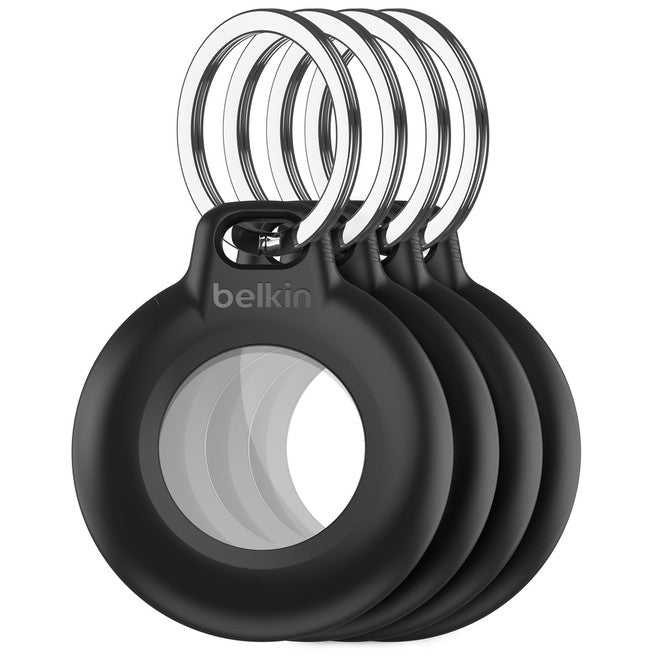 Belkin Secure Holder 4er-Pack wasserfest Apple AirTag. schwarz