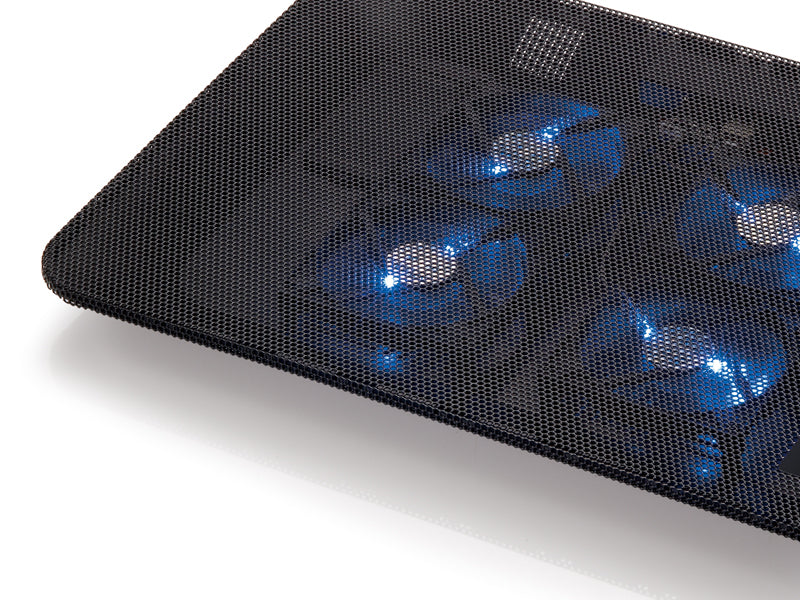 Conceptronic Kühlende Notebook-Unterlage mit 4 Lüftern