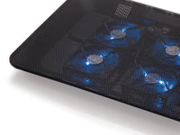 Conceptronic Kühlende Notebook-Unterlage mit 4 Lüftern