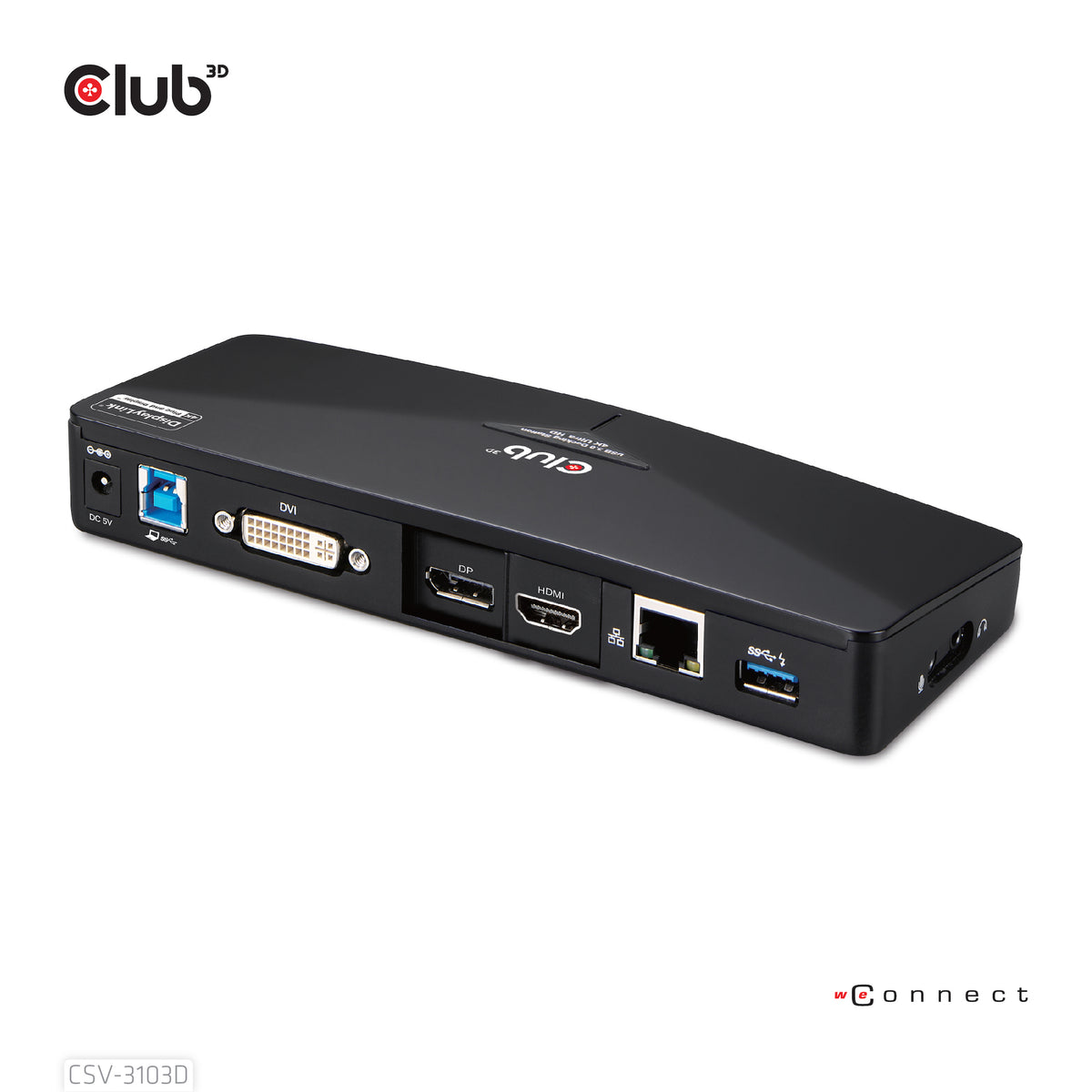 CLUB3D CSV-3103D The Club 3D Universal USB 3.1 Gen 1 UHD 4K Docking station DisplayLink™