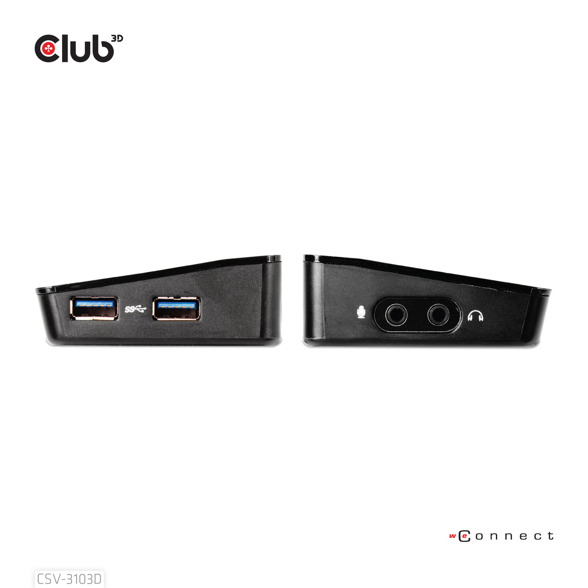 CLUB3D CSV-3103D The Club 3D Universal USB 3.1 Gen 1 UHD 4K Docking station DisplayLink™