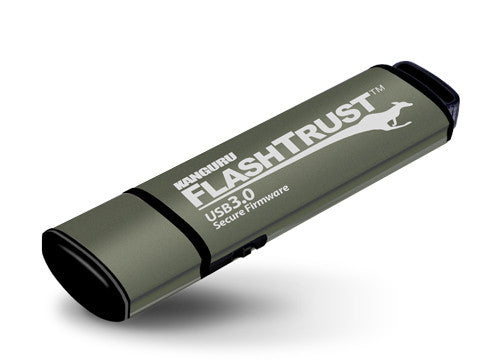 iStorage Kanguru FlashTrust USB 3.0 64GB USB-Stick USB Typ-A 3.2 Gen 1 (3.1 Gen 1) Grau