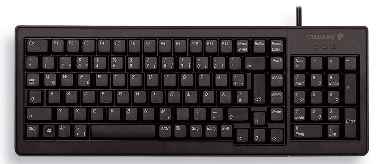 CHERRY G84-5200LCMCH-2 Tastatur Haus USB Schweiz Schwarz