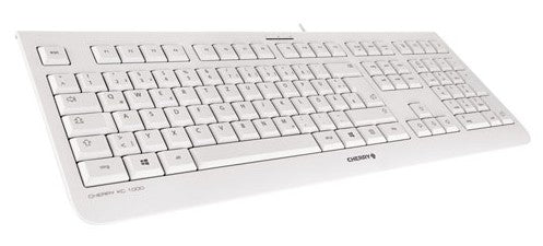 CHERRY KC 1000 Tastatur Haus USB Schweiz Grau