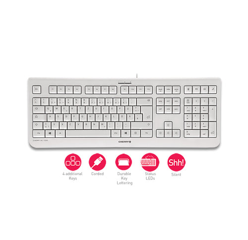 Cherry KC 1000 Corded CH-Layout weiß/grau
