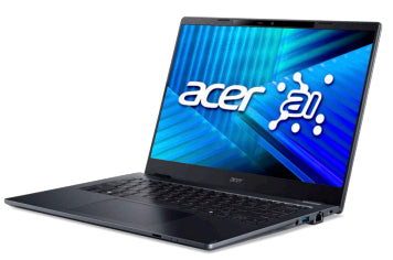 Acer TravelMate P4 TMP414-55-TCO-714G Intel Core Ultra 7 255U Laptop 35,6 cm (14") WUXGA 32 GB DDR5-SDRAM 1 TB SSD Wi-Fi 7 (802.11be) Windows 11 Pro Deutsch Schwarz