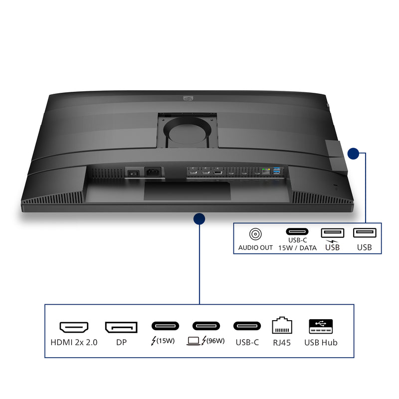Philips 6000 series 27B2U6903/00 Computerbildschirm 68,6 cm (27") 3840 x 2160 Pixel 4K Ultra HD LED Anthrazit