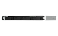 QNAP TS-464eU NAS Rack (1U) Intel® Celeron® N5095 8 GB DDR4 0 TB QNAP Turbo System Aluminium, Schwarz