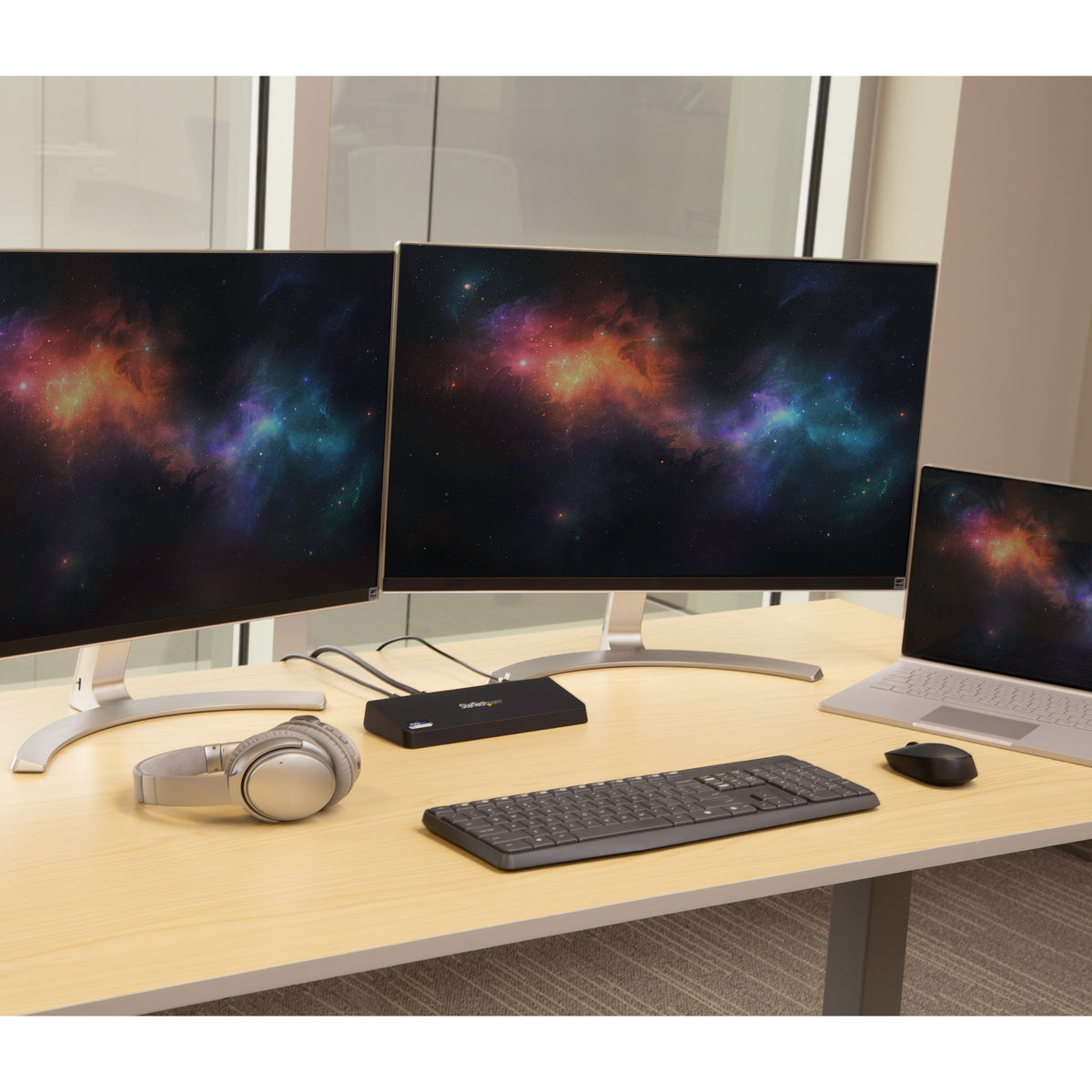 StarTech.com USB 3.0 Dockingstation für zwei Monitore mit HDMI & 4K DisplayPort - USB 3.0 auf 4x USB-A, Ethernet, HDMI und DP - USB Typ A Universal Dockingstation für Mac & Windows