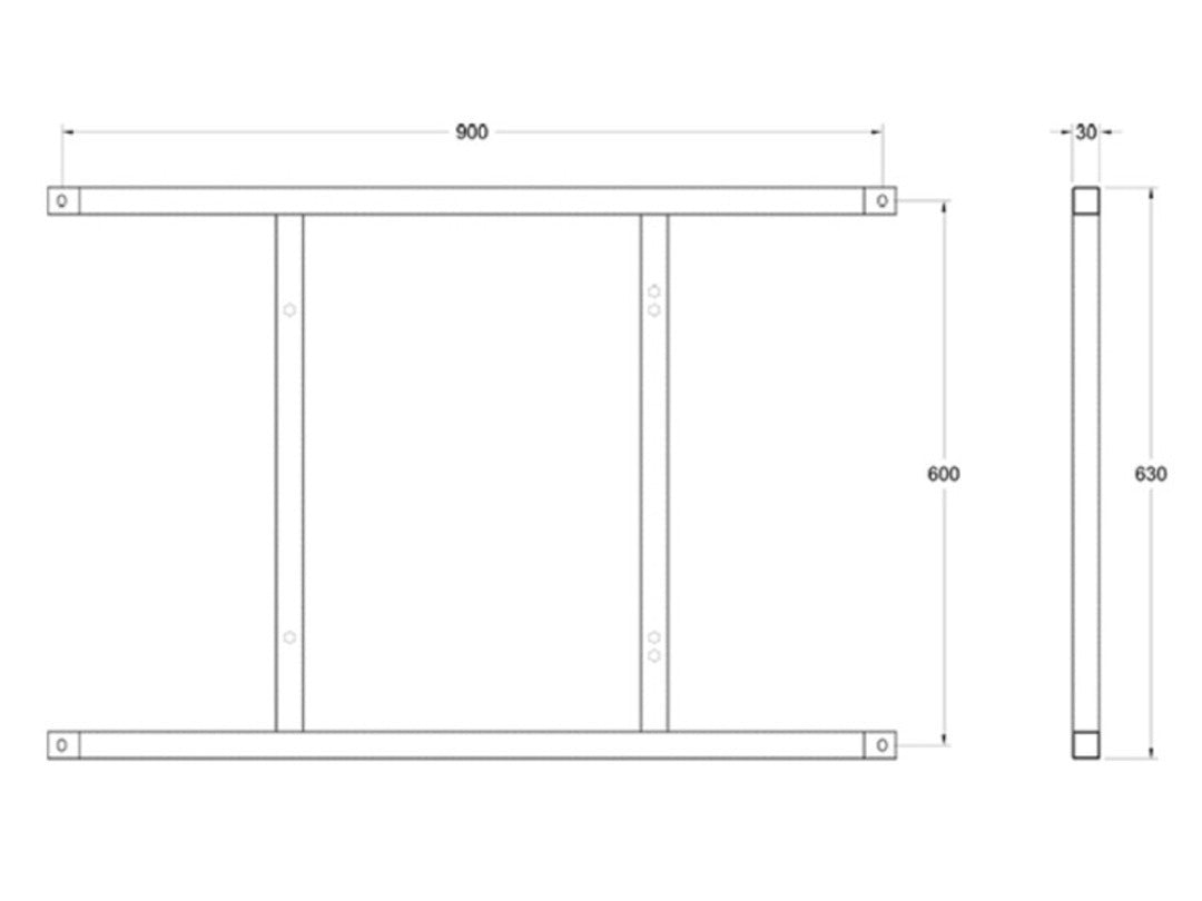 Multibrackets 1756 Zubehör für Monitorhalterung