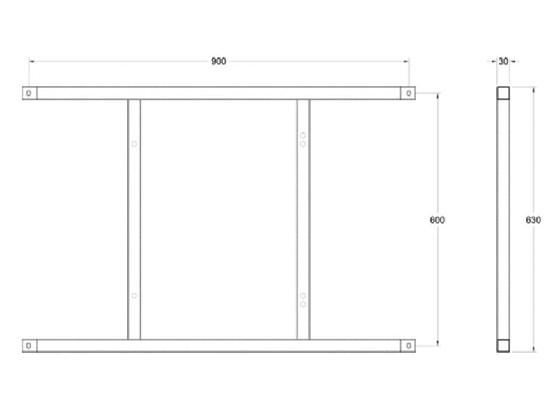 Multibrackets 1756 Zubehör für Monitorhalterung
