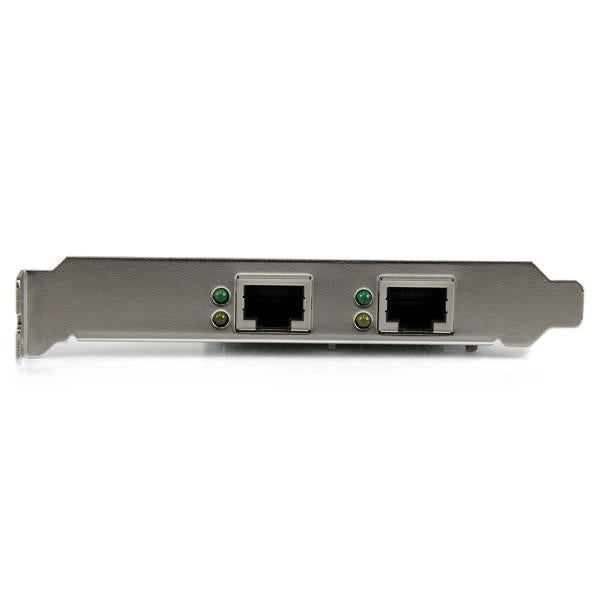 StarTech.com 2 Port Low Profile PCI Express Gigabit Ethernet Netzwerkkarte - PCIe Server Adapter