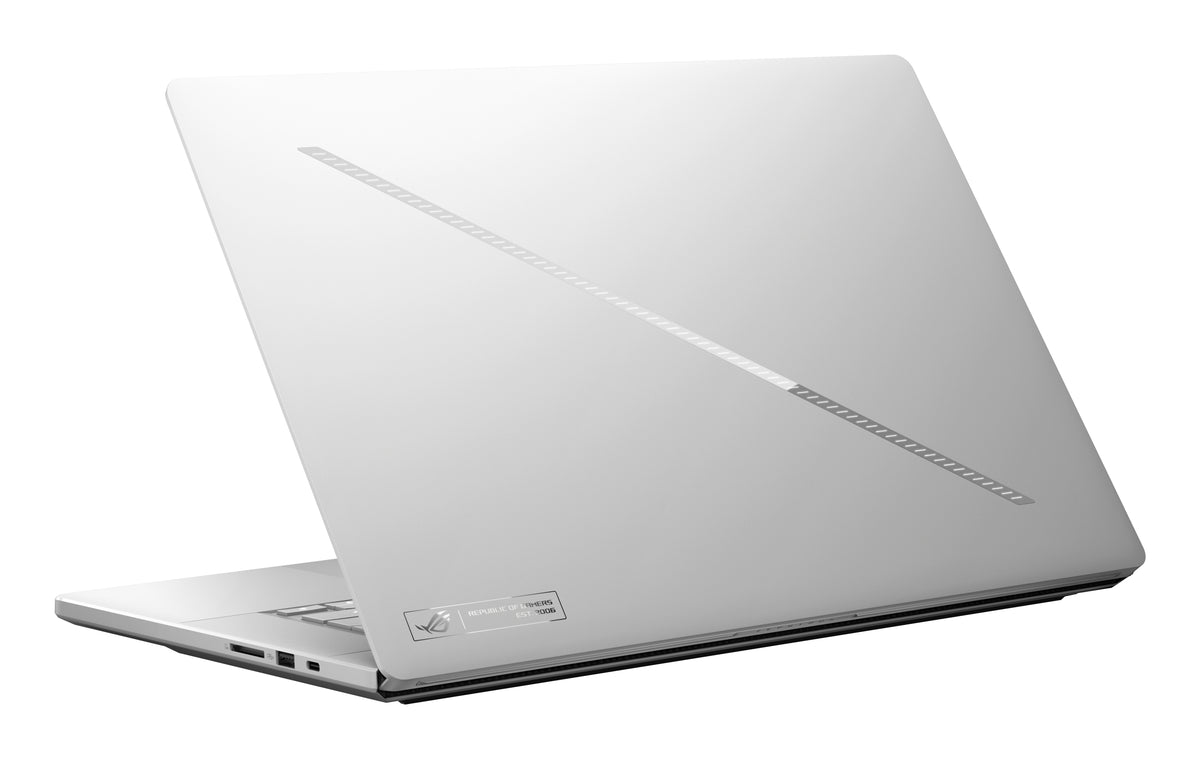 ASUS ROG Zephyrus G16 GU606AW-TB006W Intel Core Ultra 9 386H Laptop 40,6 cm (16") WQXGA 64 GB LPDDR5x-SDRAM 2 TB SSD NVIDIA GeForce RTX 5080 Wi-Fi 7 (802.11be) Windows 11 Home Weiß QWERTZ Deutsch