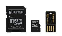 Kingston Technology 8GB Multi Kit MicroSDHC Flash Klasse 4