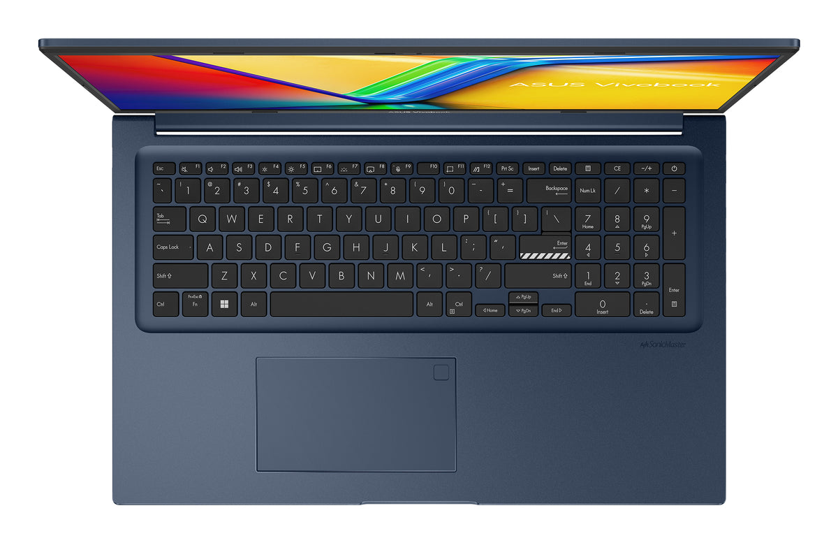 ASUS Vivobook 17 X1704VAP Intel Core 7 150U Laptop 43,9 cm (17.3") Full HD 16 GB DDR4-SDRAM 1 TB SSD Wi-Fi 6 (802.11ax) Windows 11 Home Blau