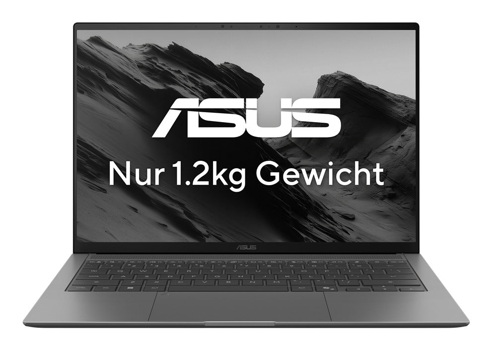 ASUS Zenbook S14 UX5406AA-SU531W Copilot+ PC Intel Core Ultra 9 386H Laptop 35,6 cm (14") Touchscreen WQXGA+ 32 GB LPDDR5x-SDRAM 1 TB SSD Wi-Fi 7 (802.11be) Windows 11 Home Grau QWERTZ Deutsch