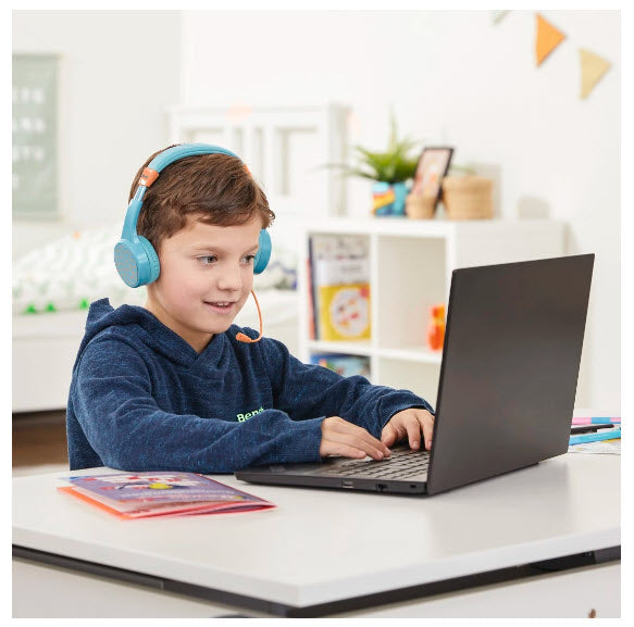 Hama Teens Guard II Kopfhörer Kabellos Kopfband Anrufe/Musik USB Typ-C Bluetooth Blau, Orange