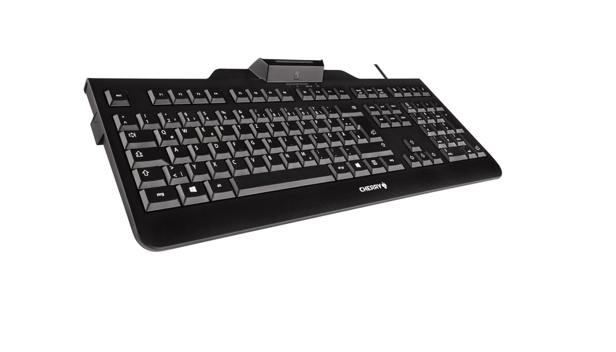 Contour Design KC 1000 SC Kabelgebundene Chipkarten Tastatur, Schwarz, USB (QWERTZ - DE)