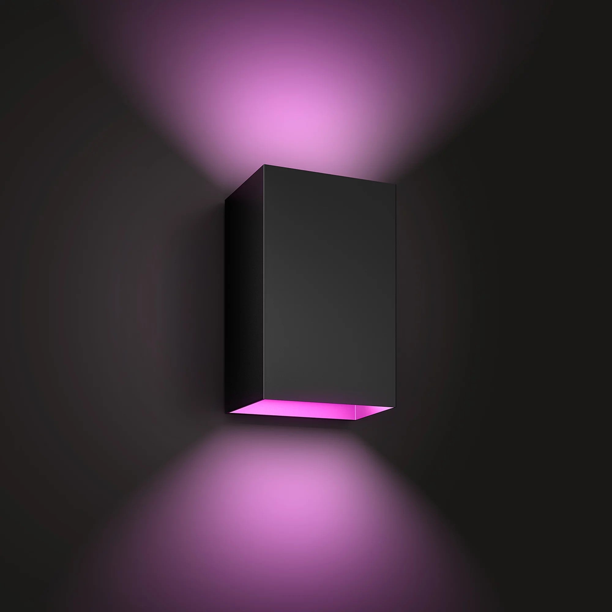 Philips Hue White & Color Ambiance Resonate Wandleuchte Schwarz 1200lm