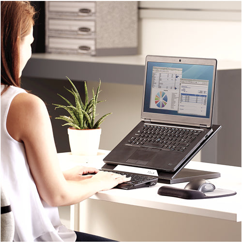 Fellowes Designer Suites Laptop-Ständer Schwarz 43,2 cm (17")