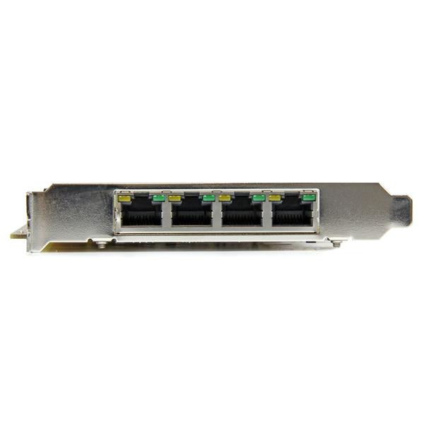 StarTech.com 4 Port Gigabit Power over Ethernet PCI Express Netzwerkkarte - PSE / PoE PCIe NIC