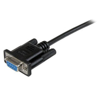 StarTech.com 2m DB9 RS232 Seriell Nullmodemkabel - Bu/Bu - Schwarz
