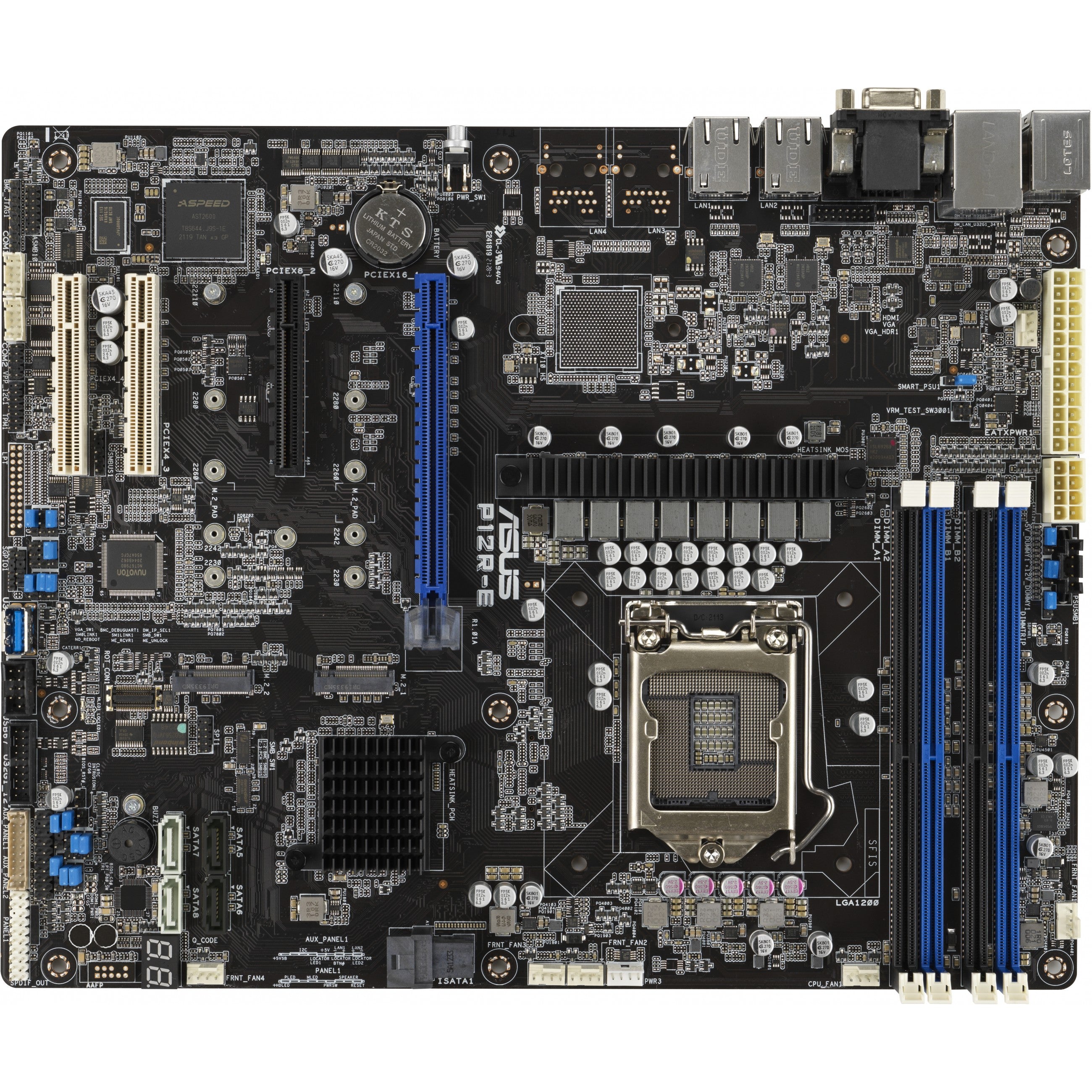 ASUS SERVER P12R-E S1200 C256/VGA/2xGBL/ATX