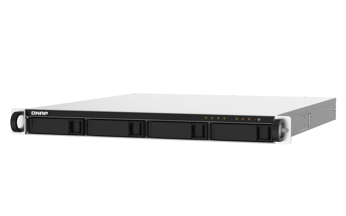 QNAP TS-432PXU NAS Rack (1U) Annapurna Labs Alpine AL-324 2 GB DDR4 0 TB QNAP Turbo System Schwarz