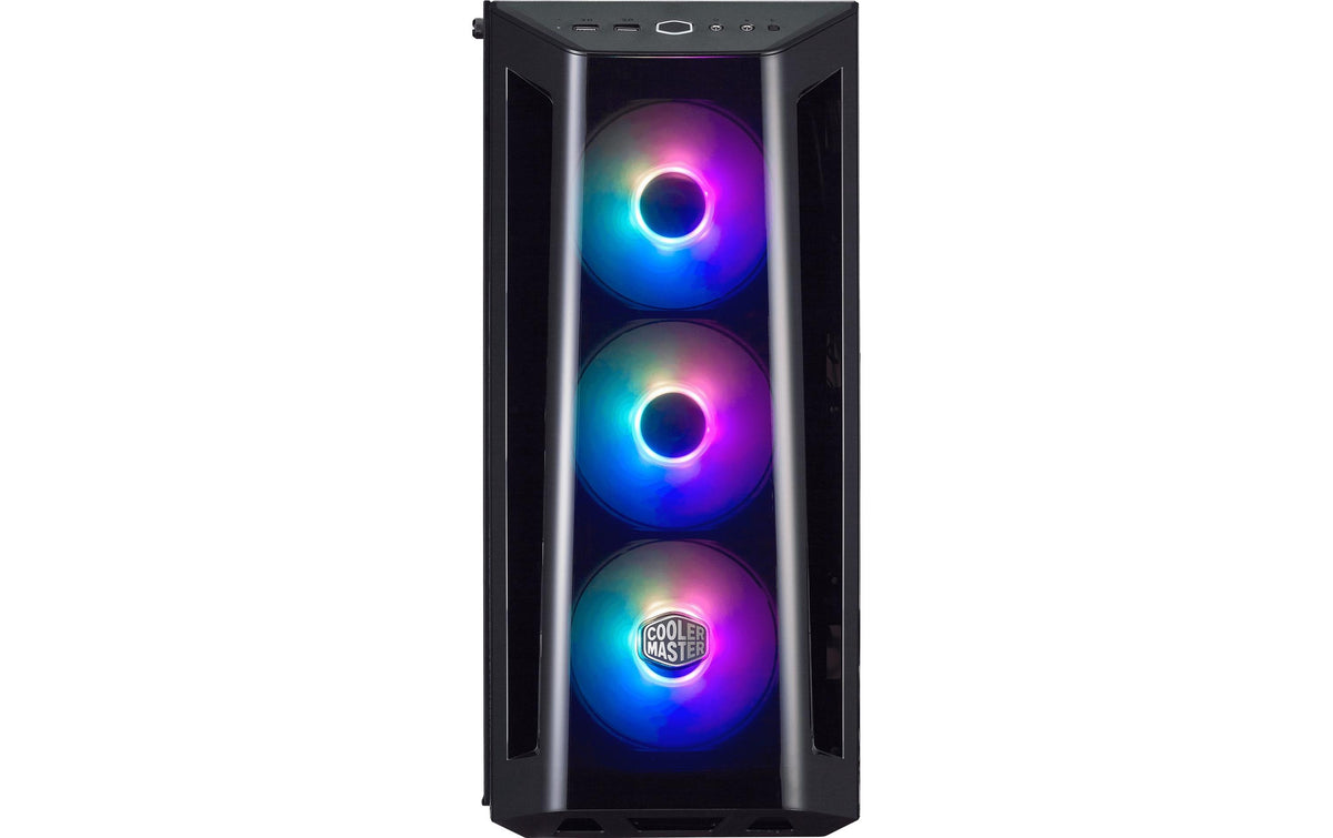 Cooler Master MasterBox MB520 ARGB ATX Mid Tower Black with Tempered Glass Side Panel