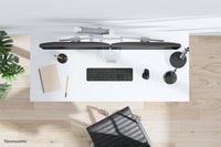 Neomounts DS75-450WH2 Monitorarm 17-32" - Gasfeder - Topfix - 180°-Stopp