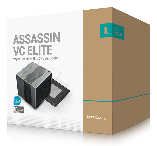 DeepCool ASSASSIN VC ELITE Prozessor Luftkühlung 120/140 mm Schwarz 1 Stück(e)