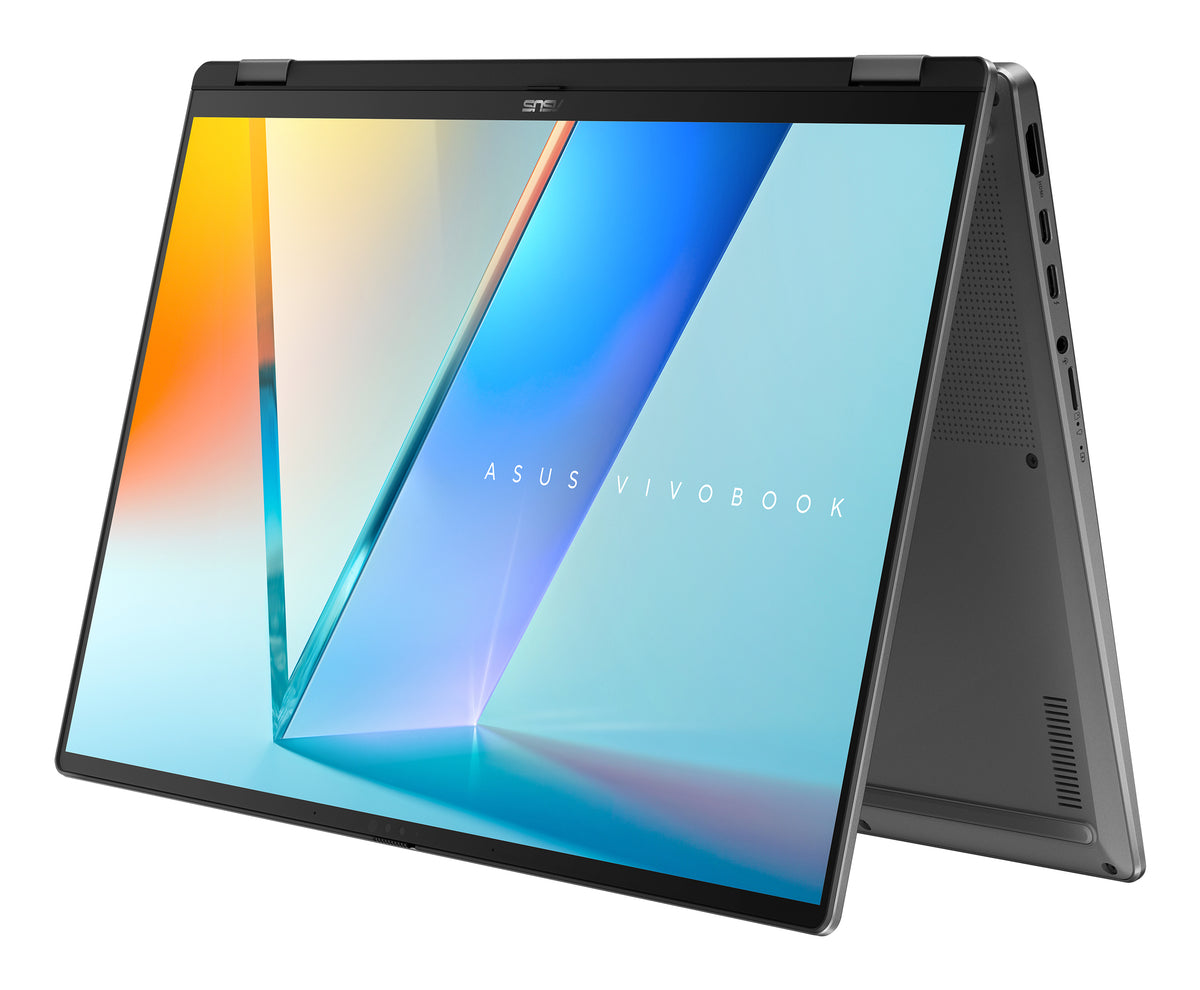ASUS Vivobook 16 Flip TP3607AA-SI030W Intel Core Ultra 7 355 Hybrid (2-in-1) 40,6 cm (16") Touchscreen WUXGA 16 GB LPDDR5x-SDRAM 512 GB SSD Wi-Fi 7 (802.11be) Windows 11 Home Grau