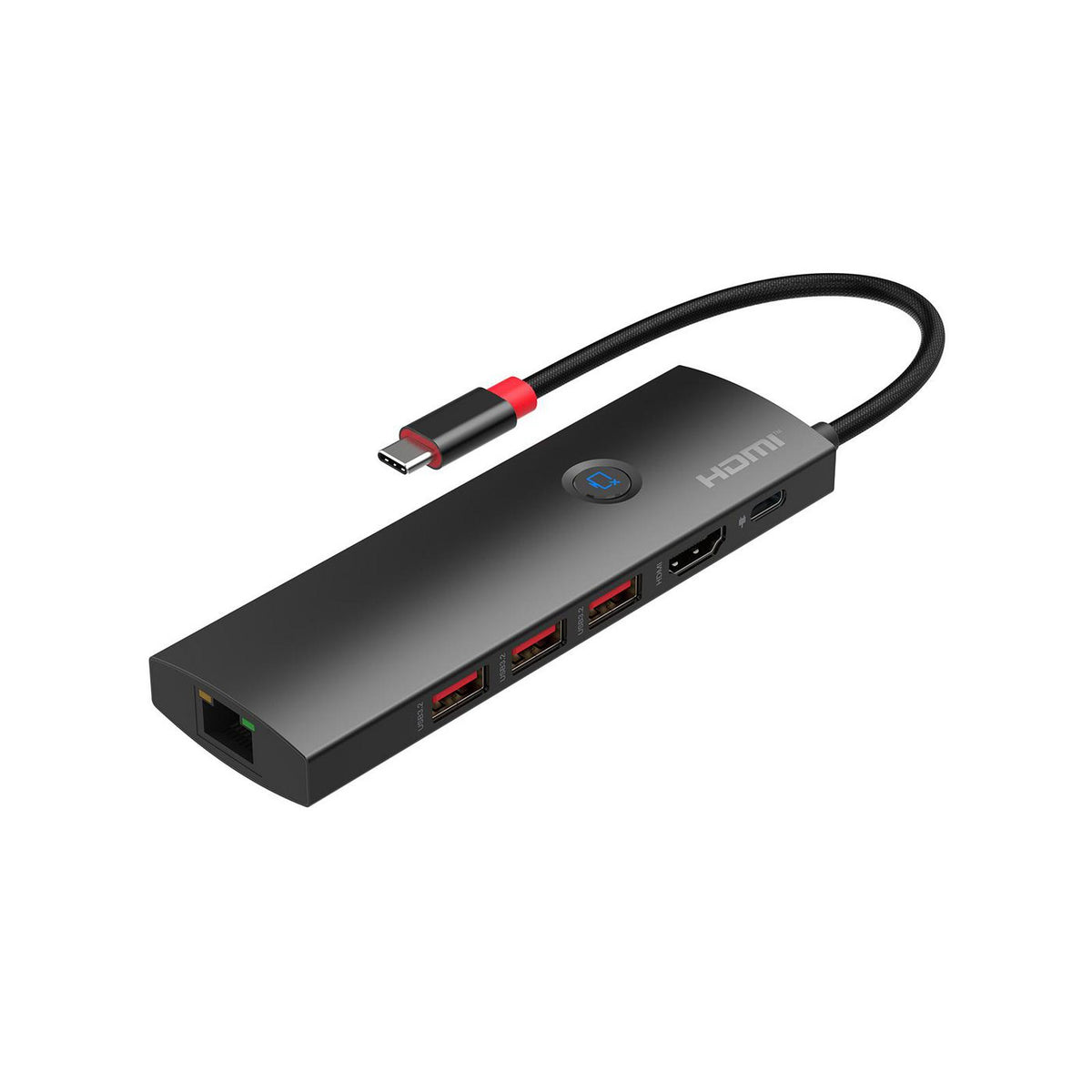 Microconnect USB3.2CCOM20 laptop-dockingstation & portreplikator Schwarz