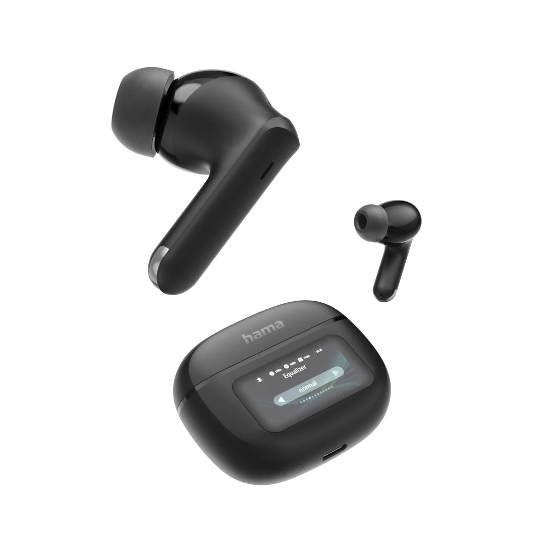 Hama 00221820 Kopfhörer & Headset True Wireless Stereo (TWS) im Ohr Anrufe/Musik Bluetooth Schwarz