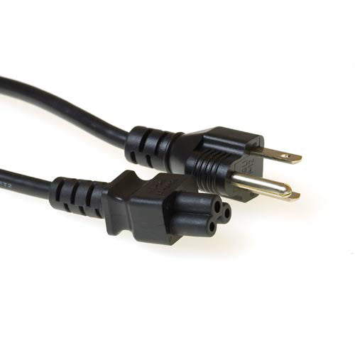 Cavo di alimentazione ACT con spina USA - C5 nero 1,8 m