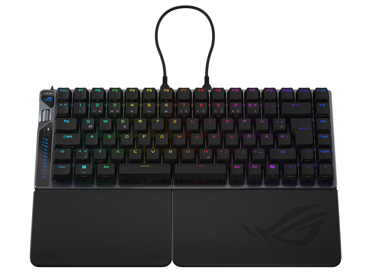 ASUS ROG Falcata Tastatur Gaming USB + RF Wireless + Bluetooth QWERTZ Deutsch Schwarz