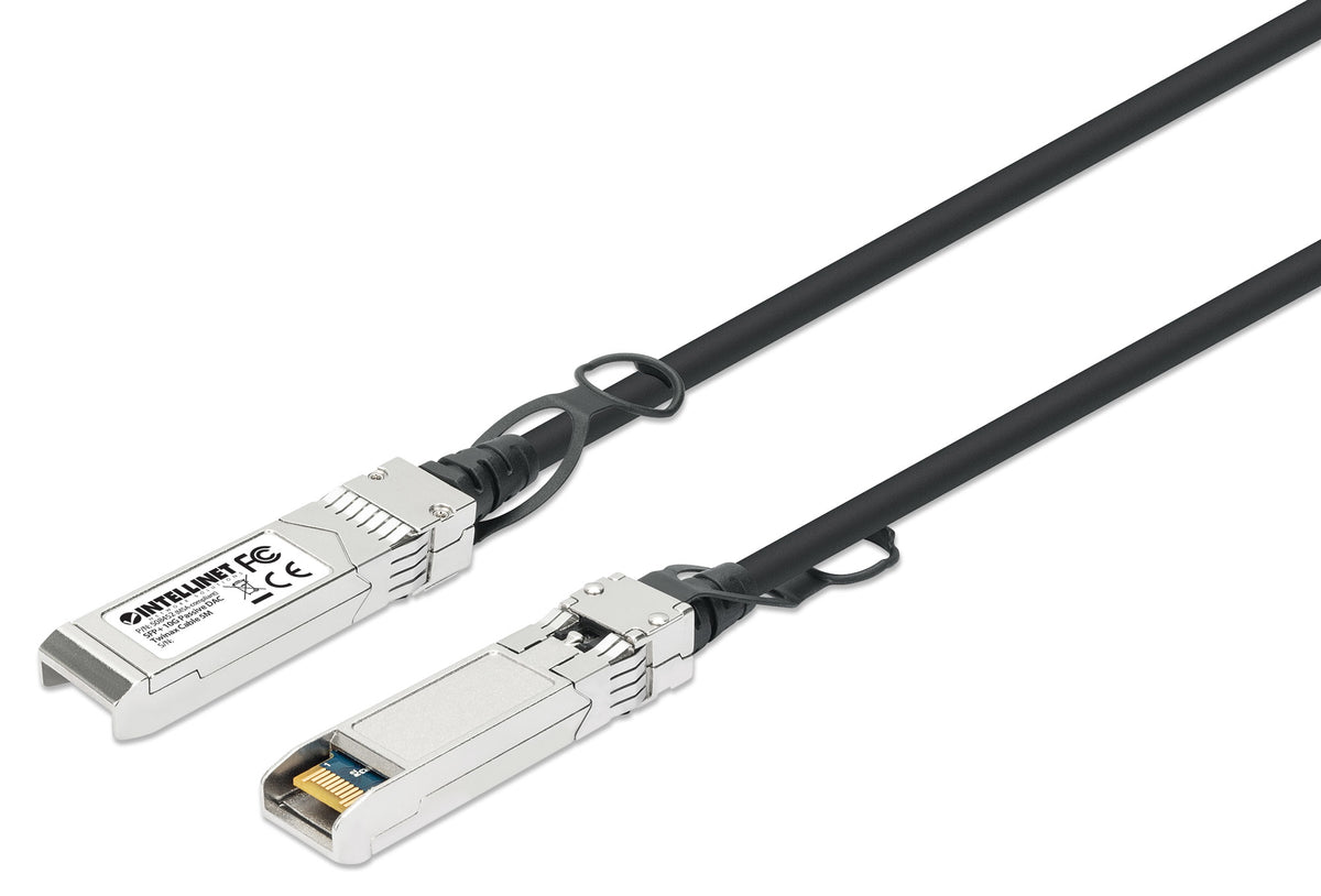 Intellinet SFP+ 10G Passives DAC Twinax-Kabel 5,0m MSA-konf. – INTELLINET SFP+ 10G Passives DAC Twinax-Kabel 5,0m MSA-konf.