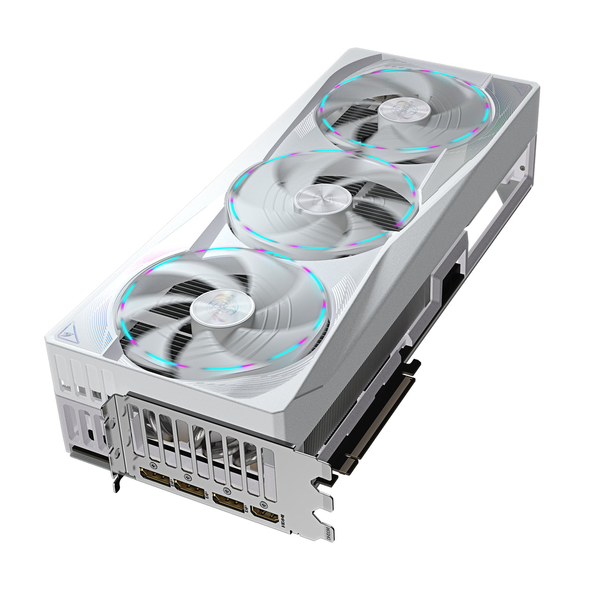 GIGABYTE AORUS GeForce RTX 5090 STEALTH ICE 32G Grafikkarte - 32GB GDDR7, 512bit, PCI-E 5.0, 2655MHz Kerntakt, 3 x DP 2.1a, 1 x HDMI 2.1b, NVIDIA DLSS 4, GV-N5090AORUSST ICE-32GD