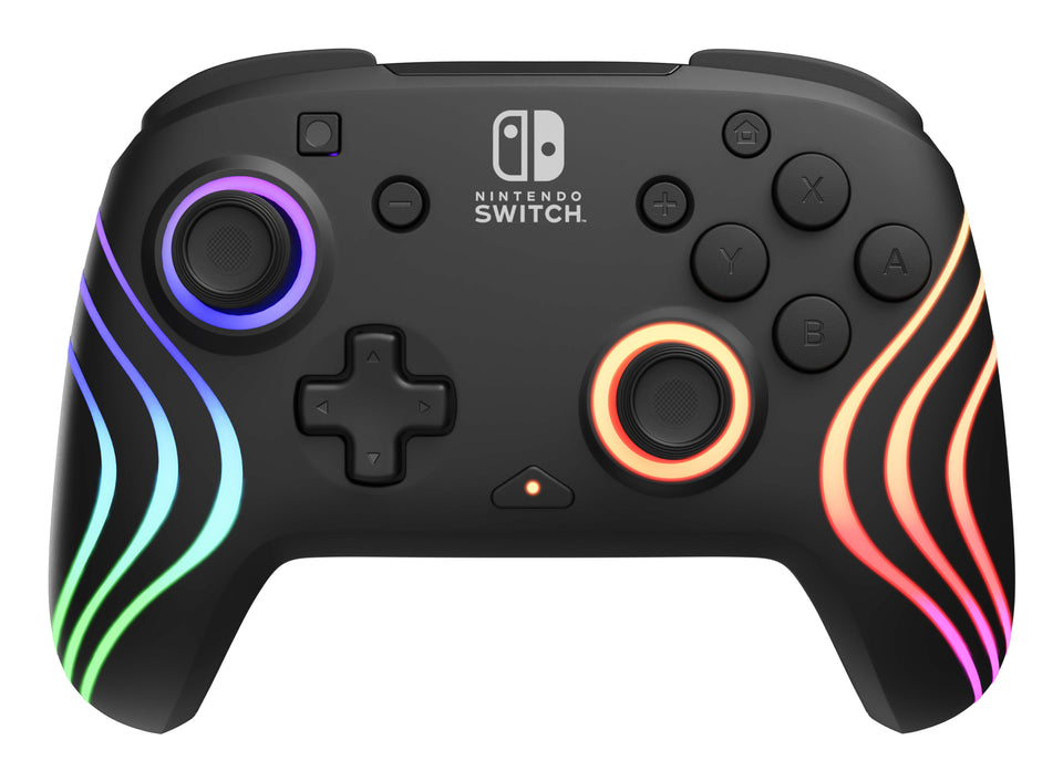 Manette de jeu USB PDP Afterglow Wave noire analogique / numérique Nintendo Switch, Nintendo Switch Lite, Nintendo Switch OLED