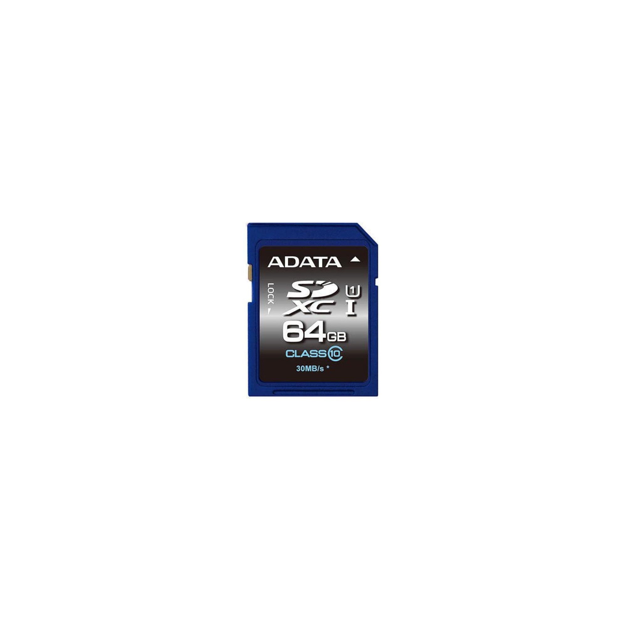 ADATA SDXC Card 64GB, Premier UHS-I C10