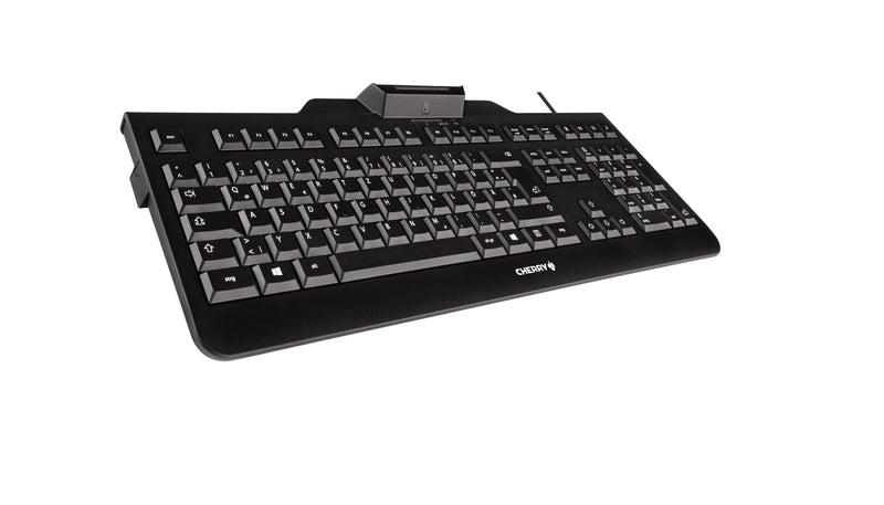 CHERRY KC 1000 SC Tastatur Büro USB AZERTY Französisch Schwarz