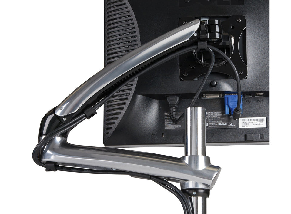 Peerless LCT620A-G Support de moniteur de bureau 73,7 cm (29") Bureau/Banc Noir, Argent