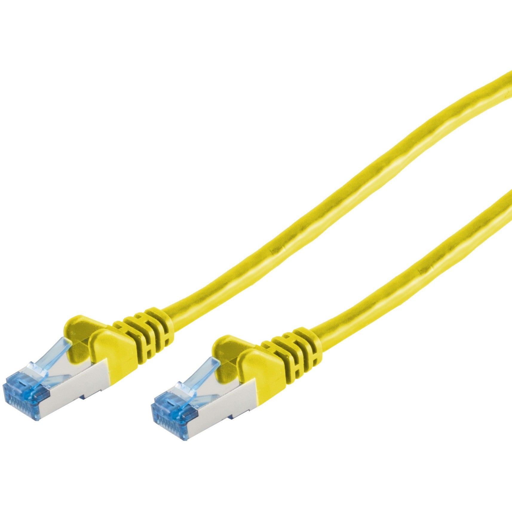 Patchkabel CAT6a RJ45 S/FTP PiMF 0.25m Gelb